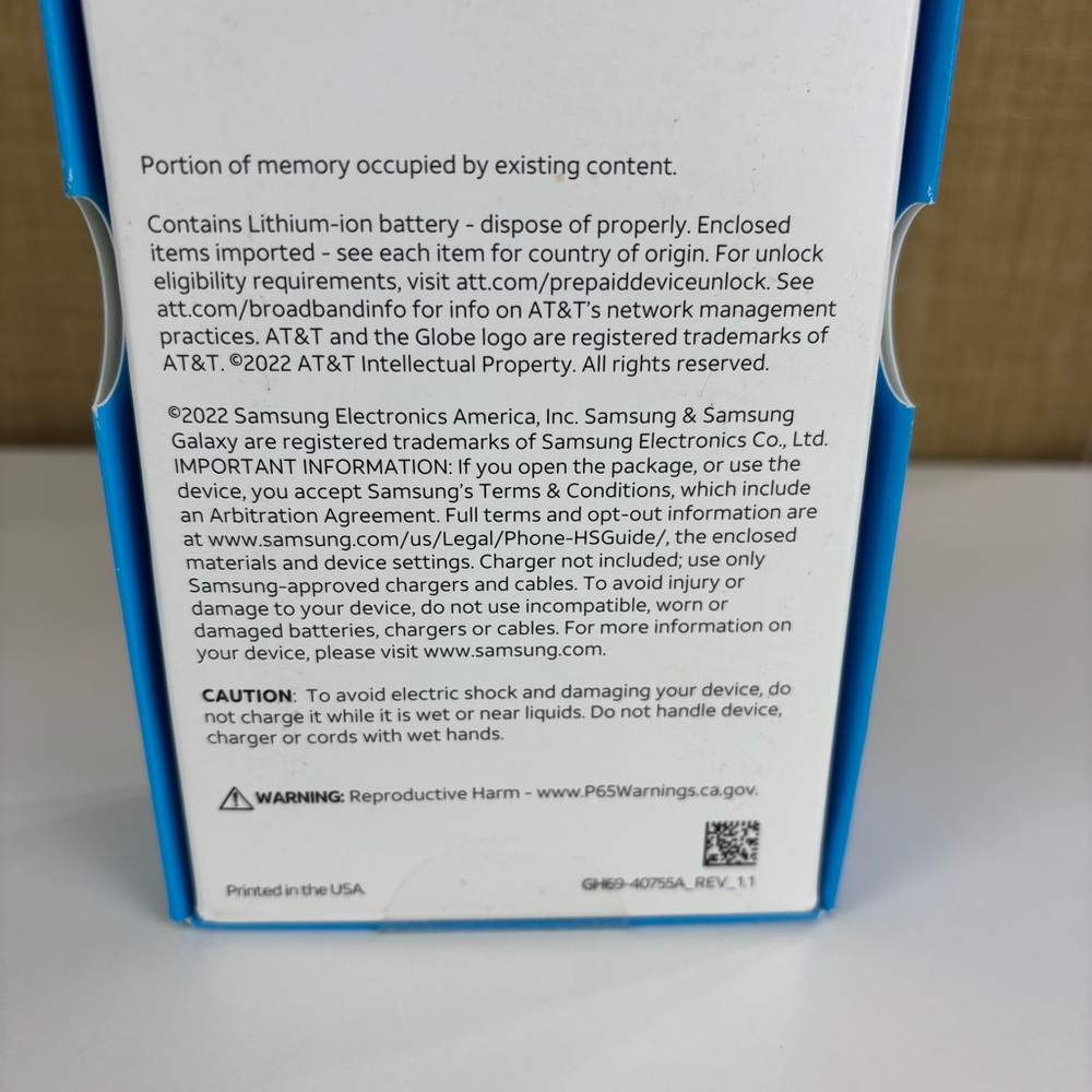 NWT galaxy a13 SM-A135U black 32gb sealed in box locked Att network - Picture 10 of 14
